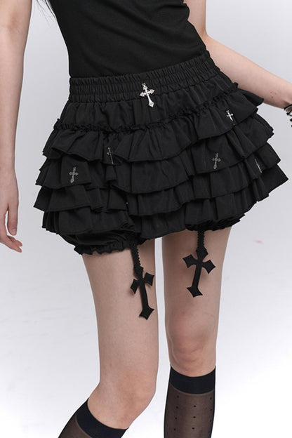 Black Gothic Ghost Skirt