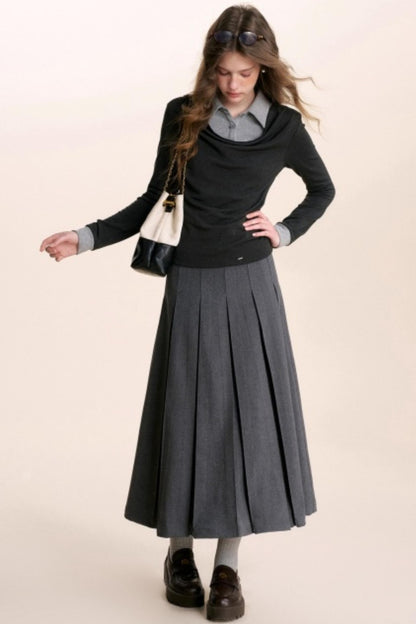 Color-Blocking Knit Top