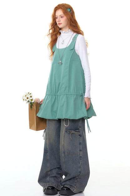 Denim Asymmetry Fit Pants