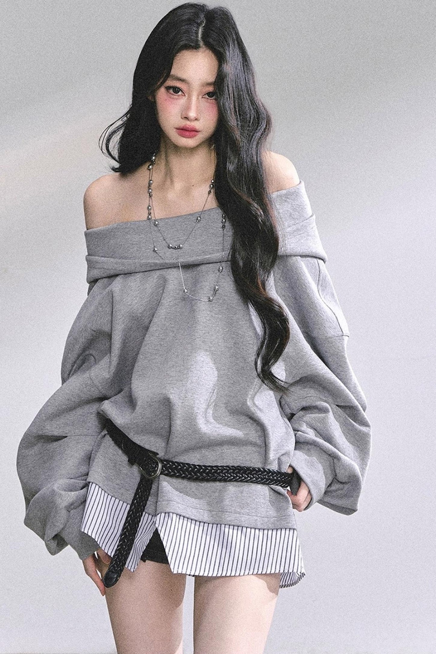 Autumn Oversized Hooded Sweatshirt