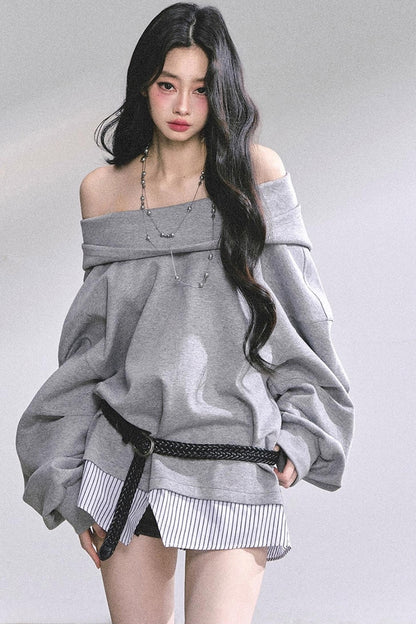 Autumn Oversized Hooded Sweatshirt