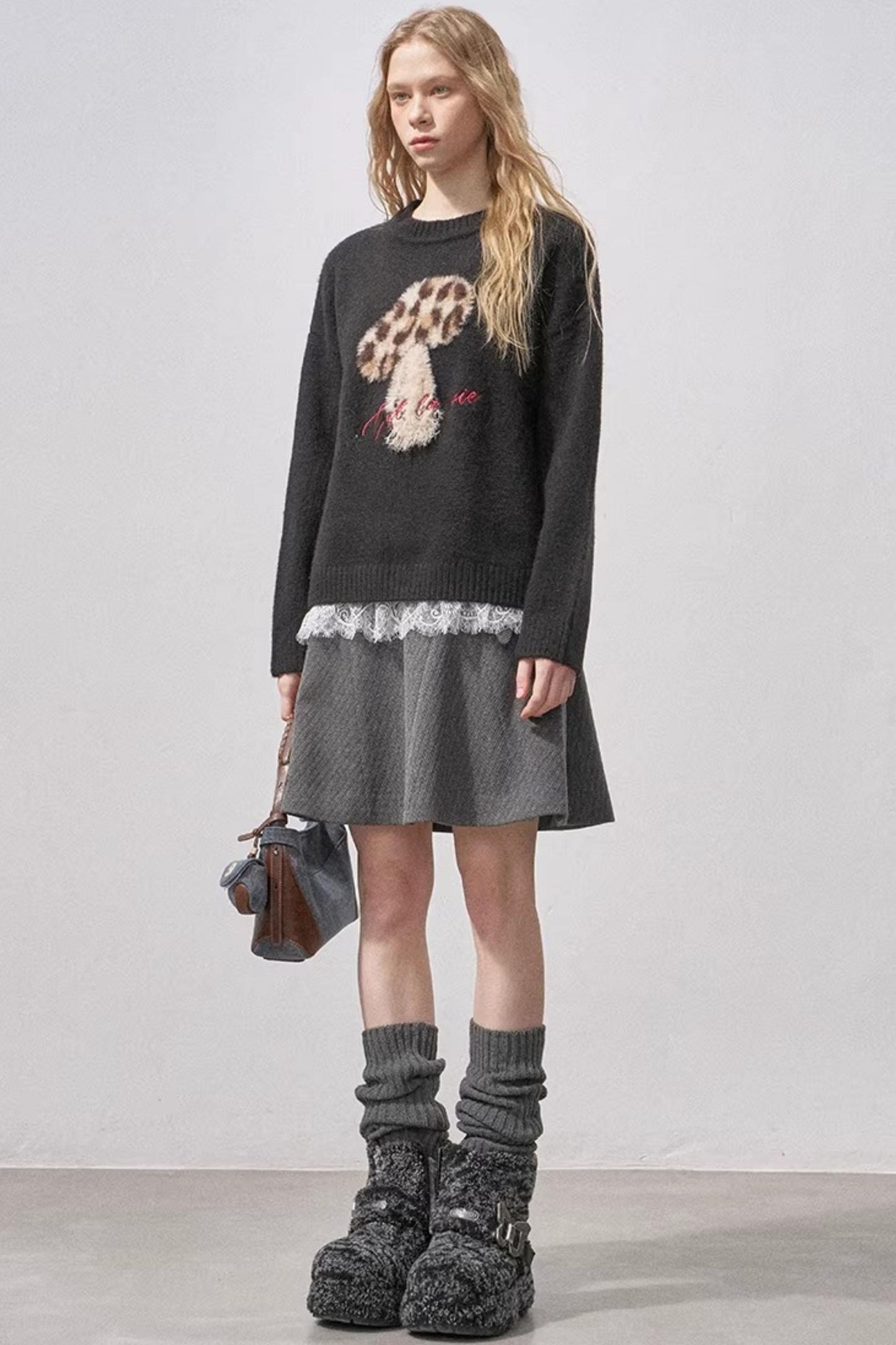 Mushroom Knit Sweater
