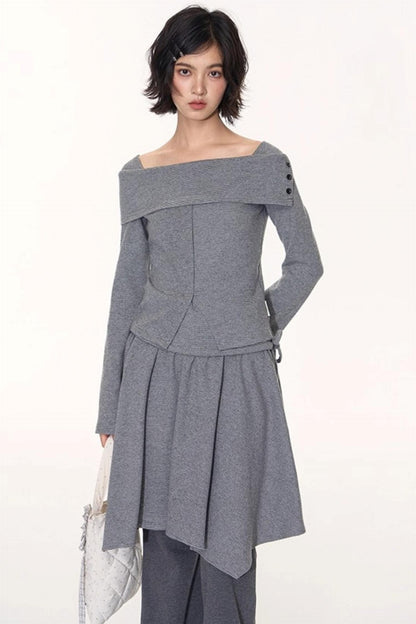 Striped Long Sleeve Top Set-Up