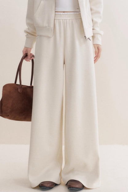 Rose Print Patchwork Hooded Jacket Set-Up