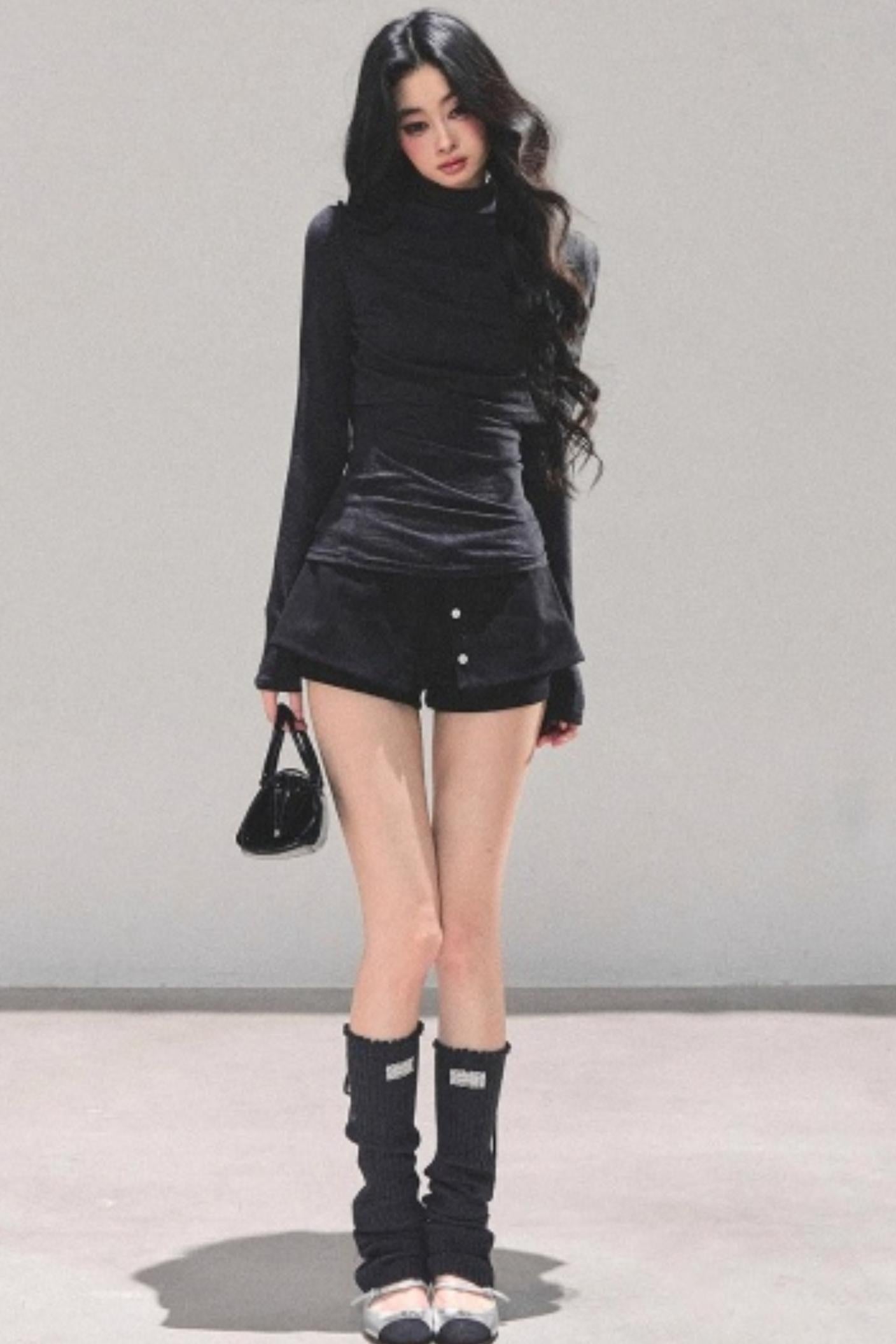 Silent Echoes Gray Top