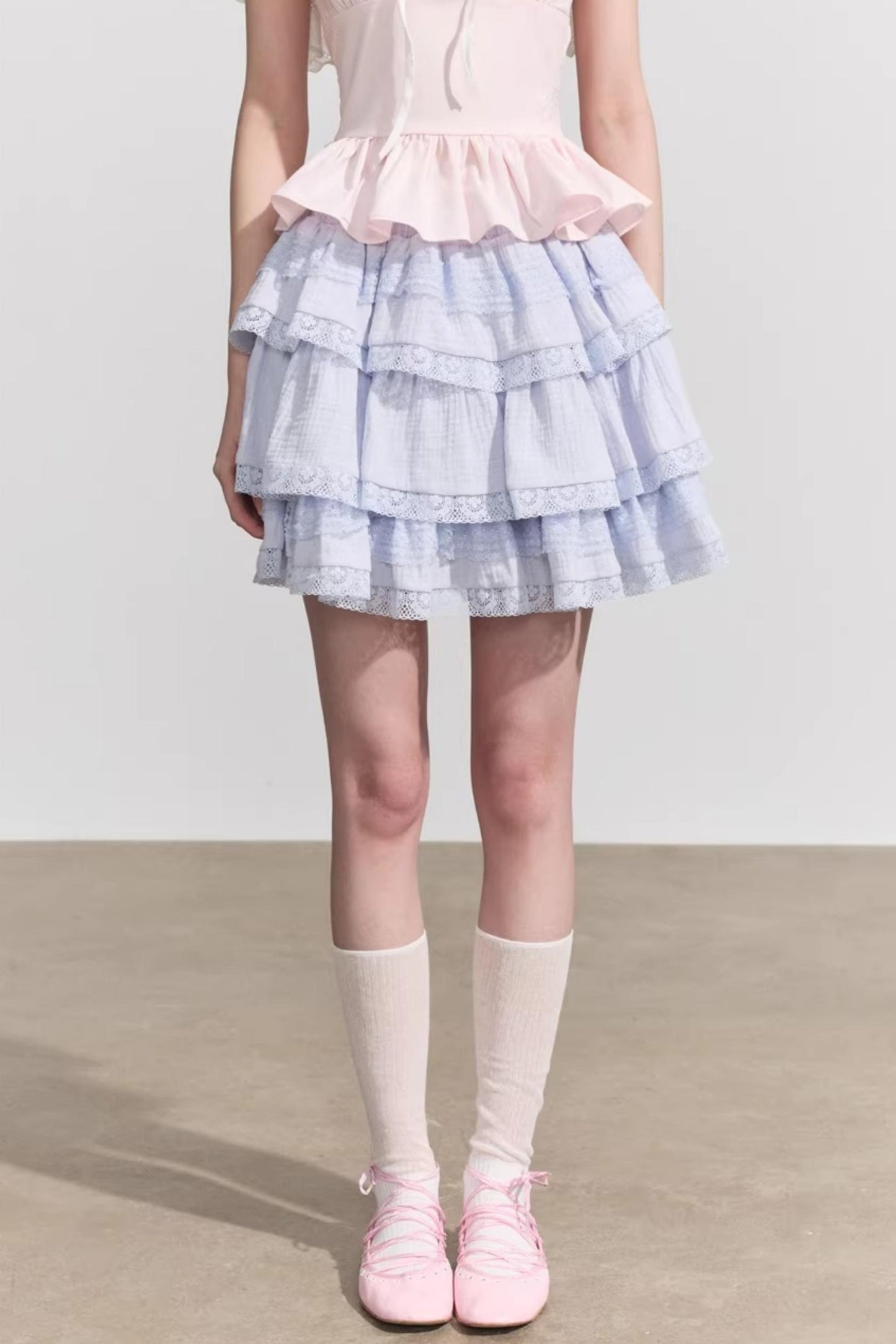 Retro High-Waisted Denim Mini Skirt