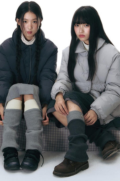 Mid-Leg Stacked Socks