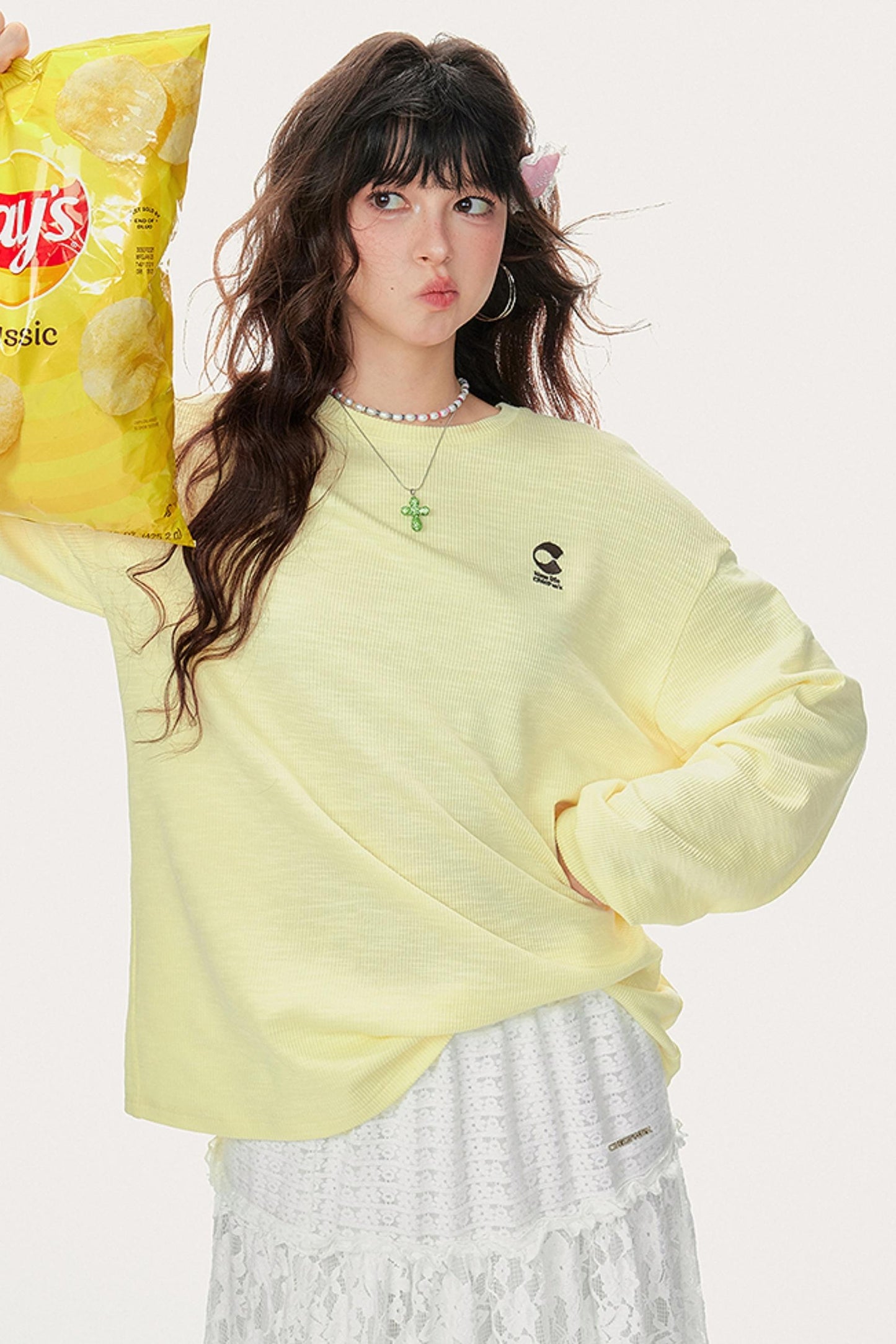 Soft Glutinous Long Sleeve T-Shirt