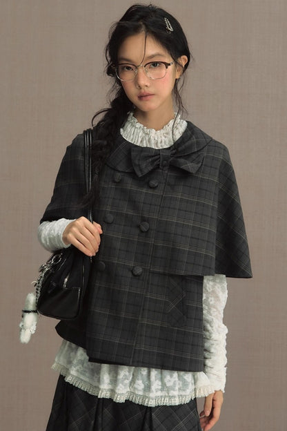 Retro Cape Vest Shawl Jacket Set-Up