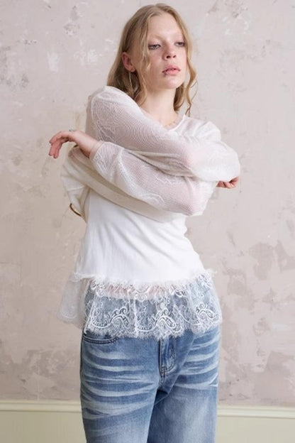 Summer Bear Knit Top