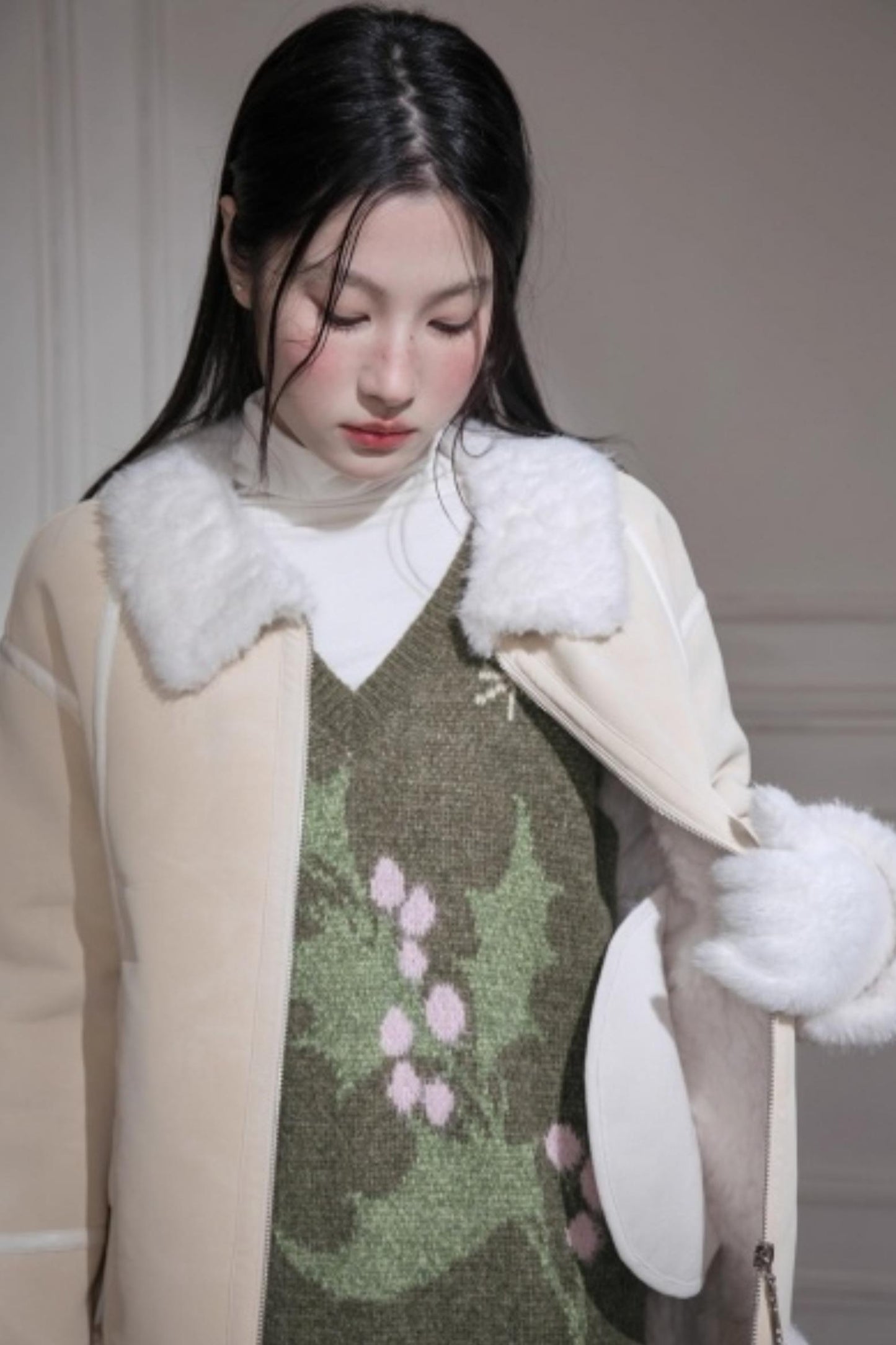 Pine Needle Knit Dress