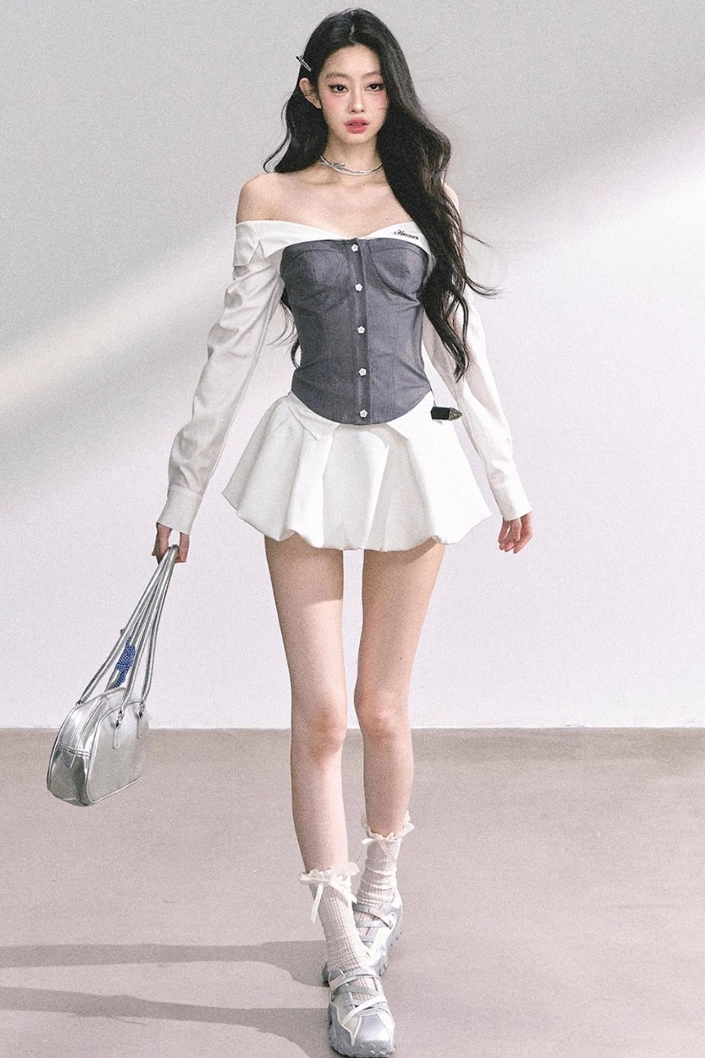 Slimming Hot Girl One-Shoulder Tops