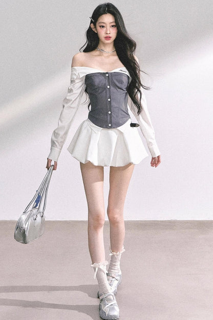 Slimming Hot Girl One-Shoulder Tops