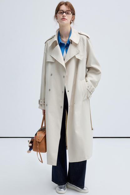 Women's Long Casual Trench Coat