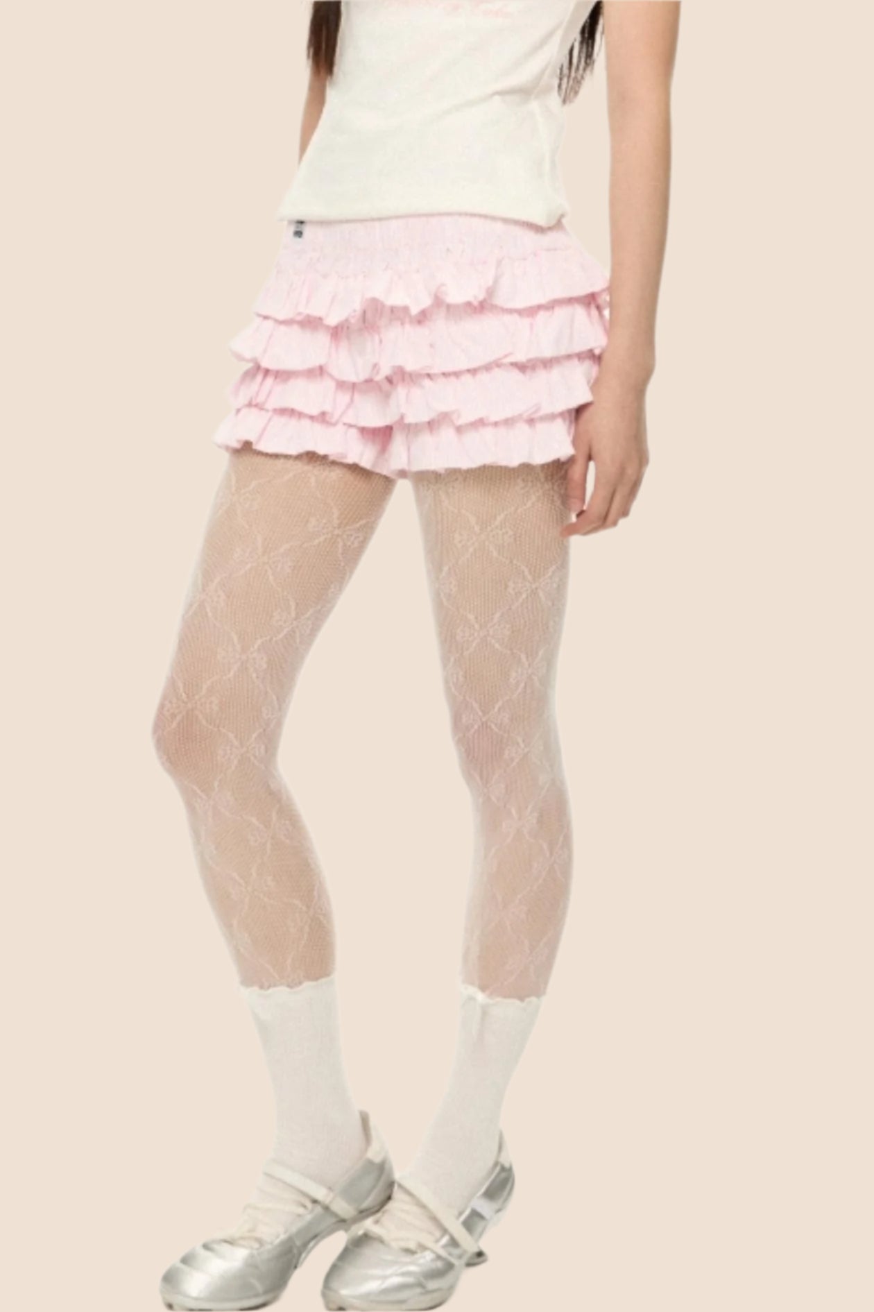 French Fluffy High-Waist Skirt