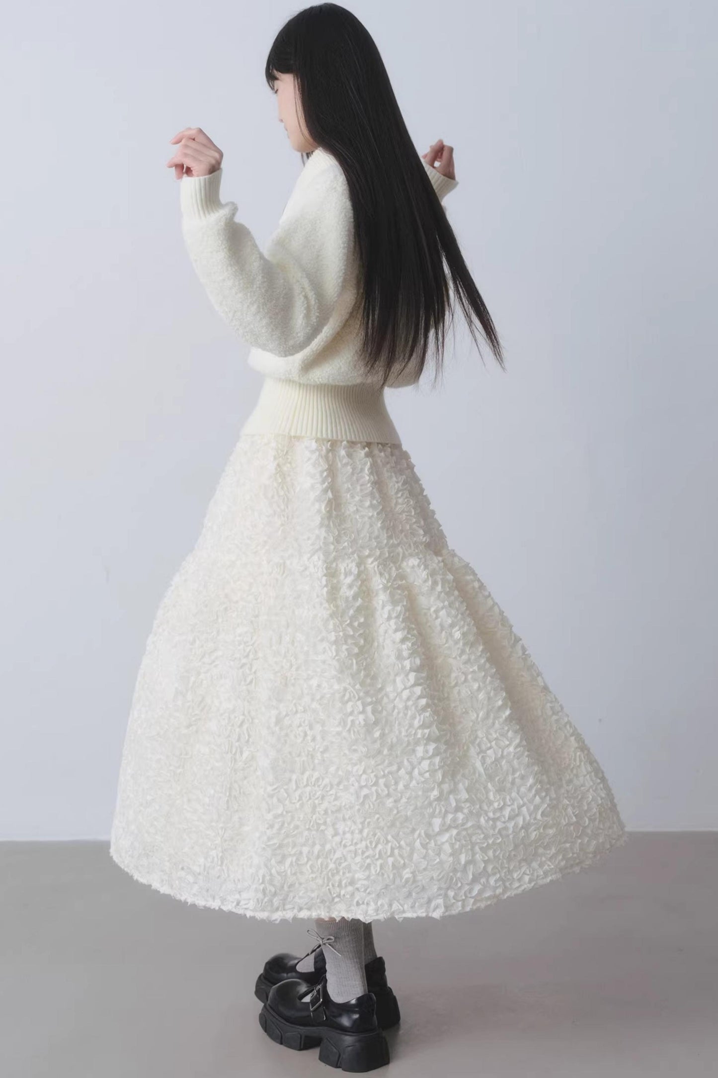 Mist Memo A-Line Skirt