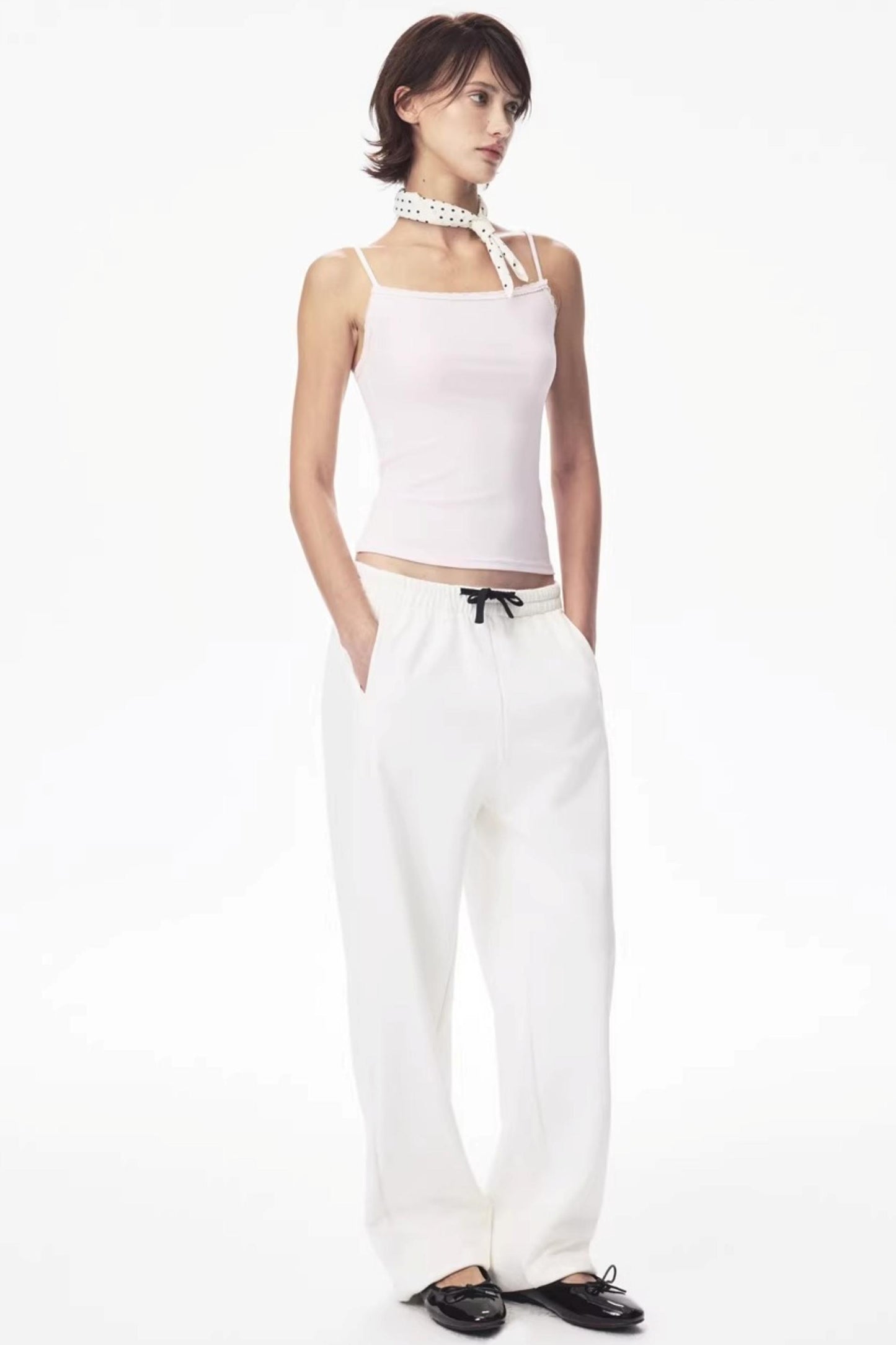 Color-Blocked Carrot Pants