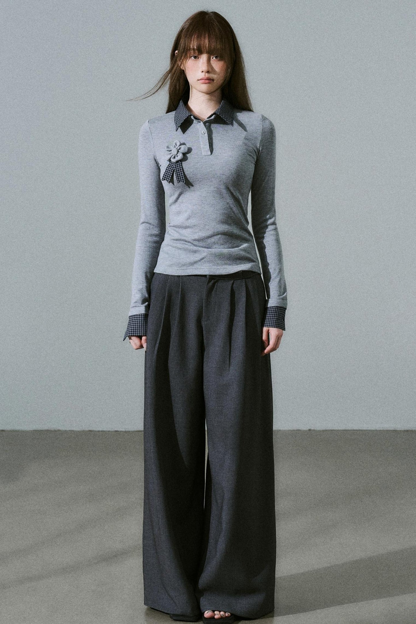 Tencel Wool Wide-Leg Pants