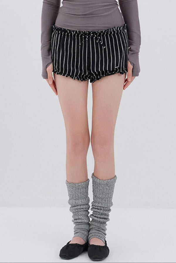 Soft Fleece Striped Pants