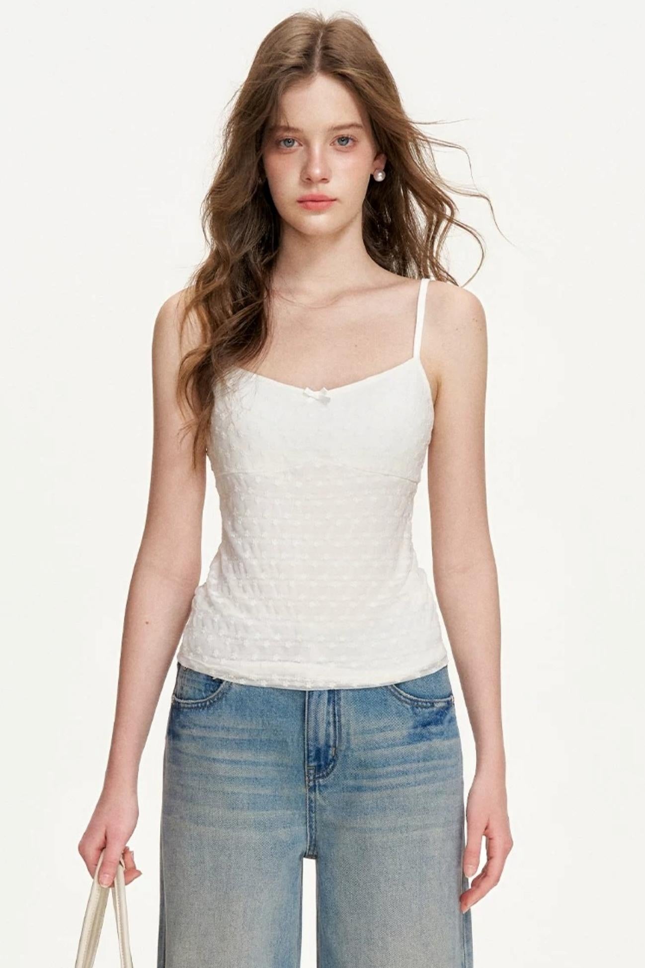 Romantic Lace Sheer Knitted Vest