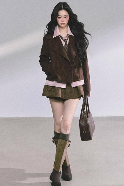 Autumn Collegiate Trench Coat