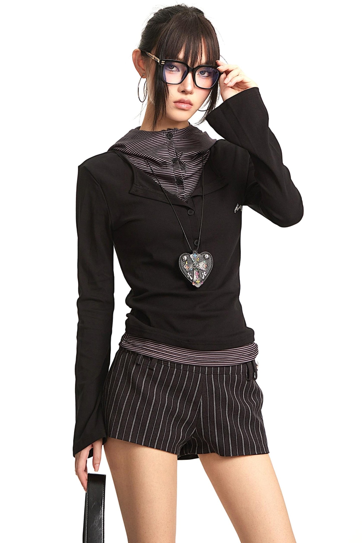 Vintage Polka Dot Long Sleeve T-Shirt