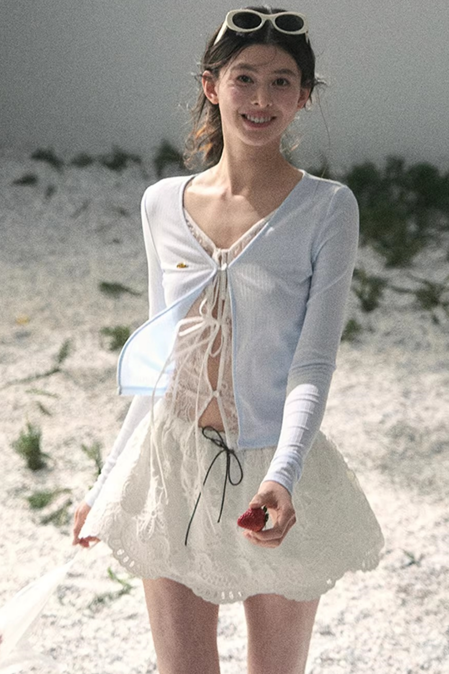 Lace Hollow-Out Top