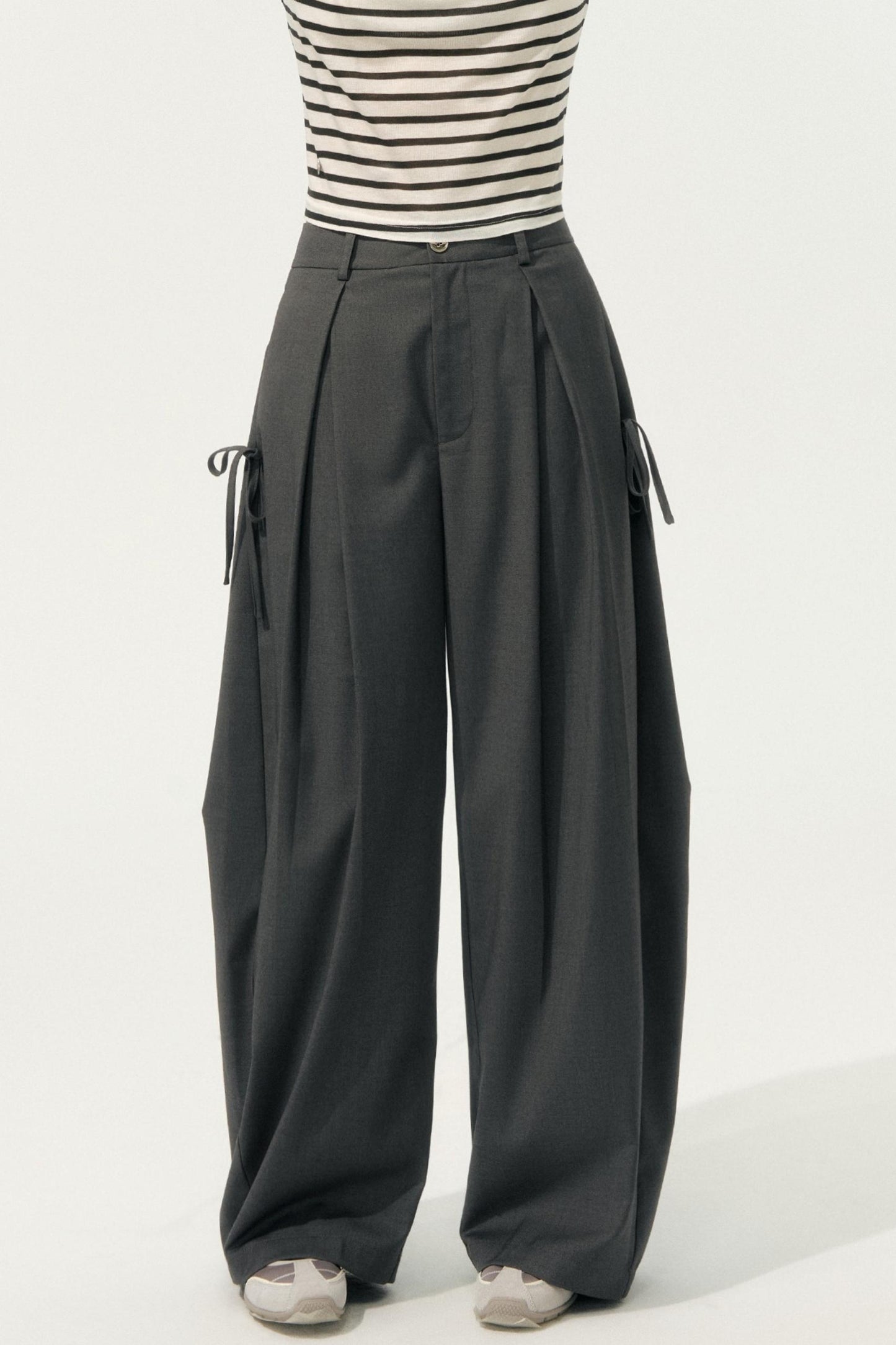 Loose Drape Straight Pants
