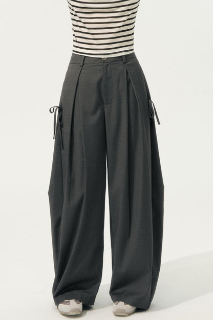 Loose Drape Straight Pants