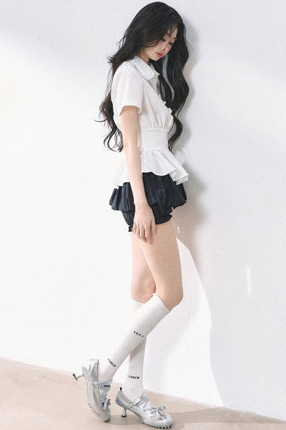 White Lotus Leaf Shirt