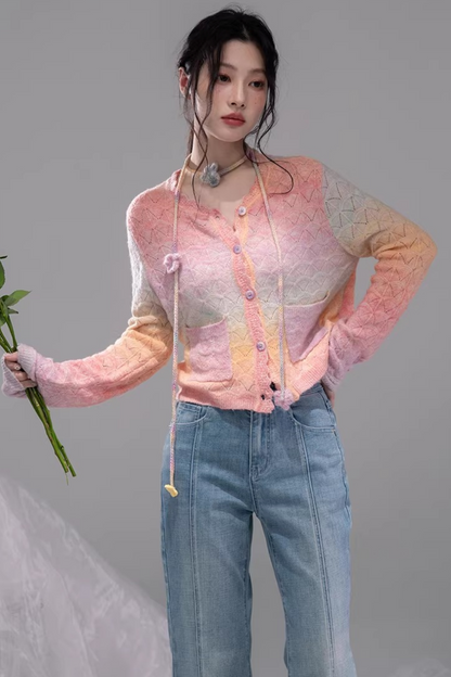 Starlight Blue Rhinestone Flared Jeans