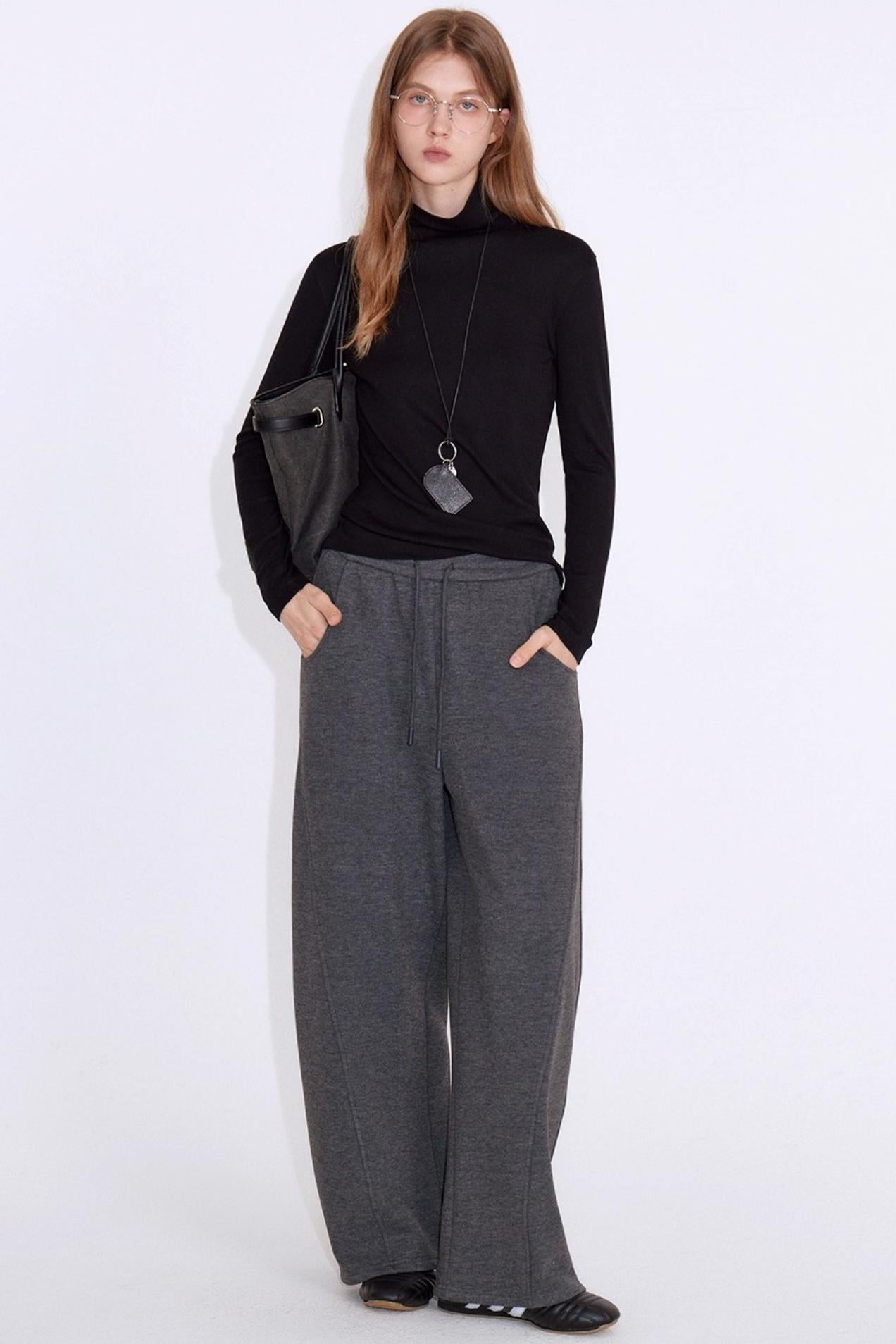 Cashmere Blend Knit Slimmimg Sweater