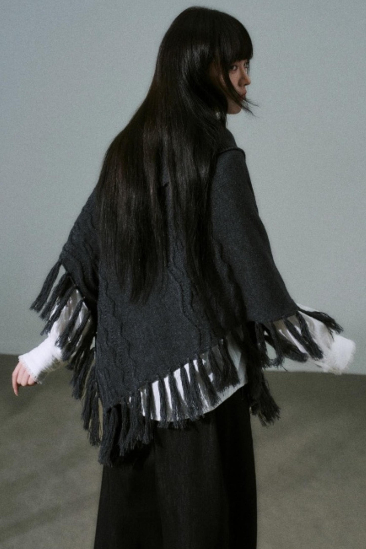 Lost Forest Wool Shawl Cape