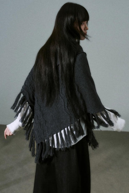 Lost Forest Wool Shawl Cape