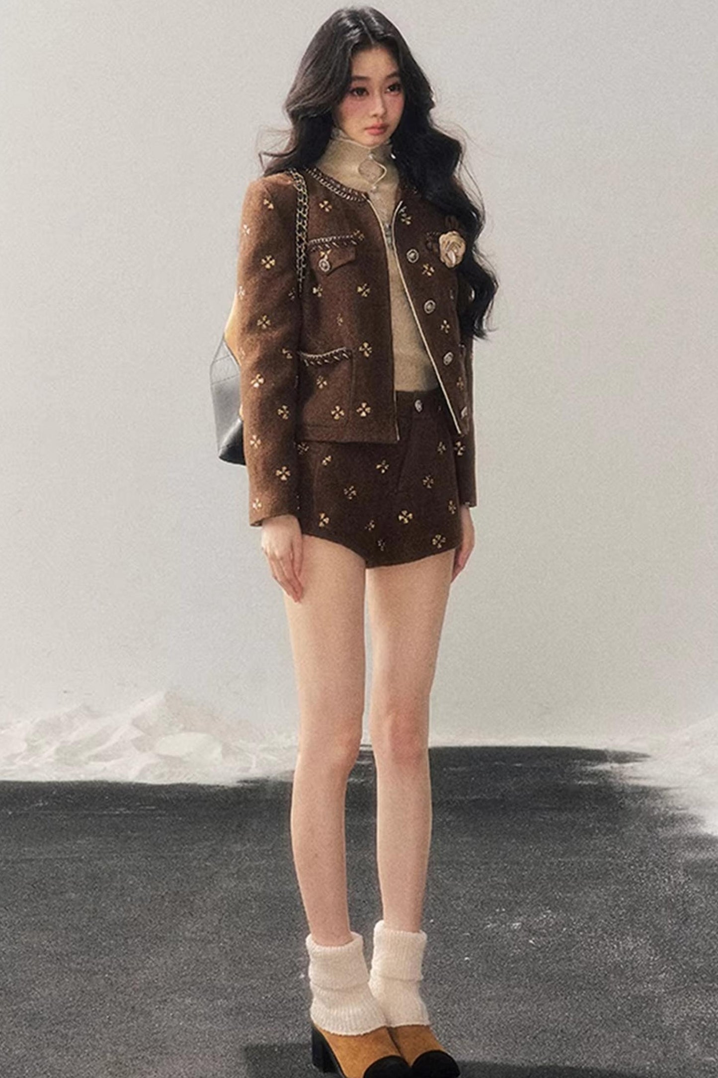 Little Fragrance Wool Jacket Set-Up