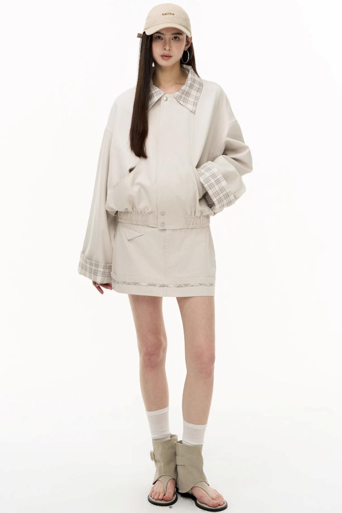 Salt Check Trench Coat Set-Up