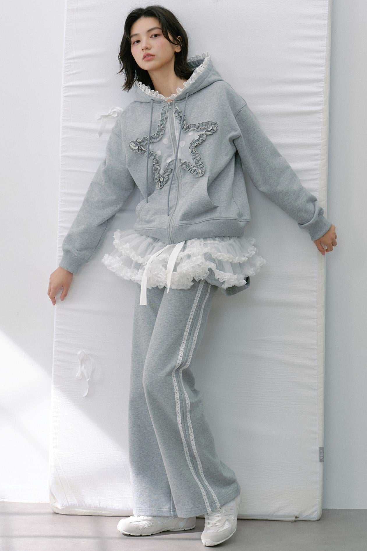 Star Lace Top & Pants Set-Up