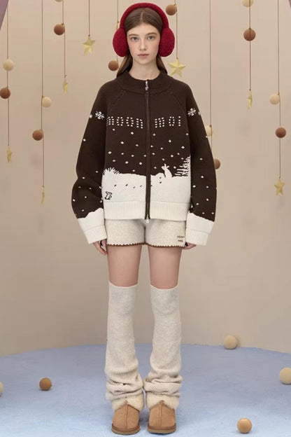 Couvre-chaussettes en mélange de laine de mouton