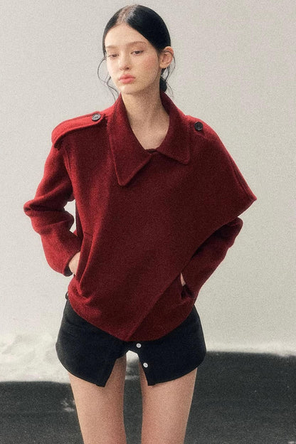 Eye-Catching Woolen Winter Coat