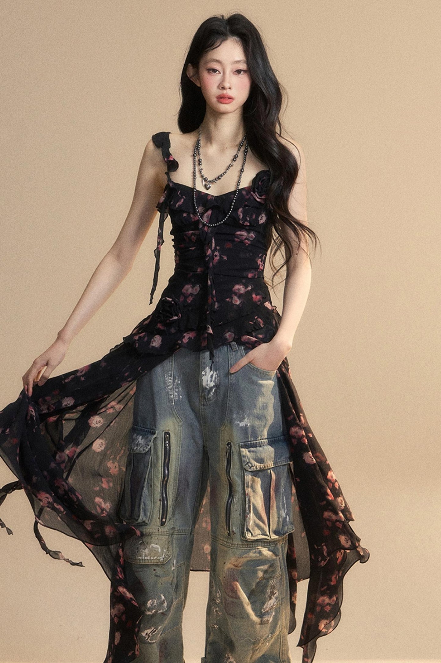 Wildflower Chiffon Top