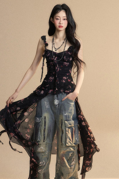 Wildflower Chiffon Top