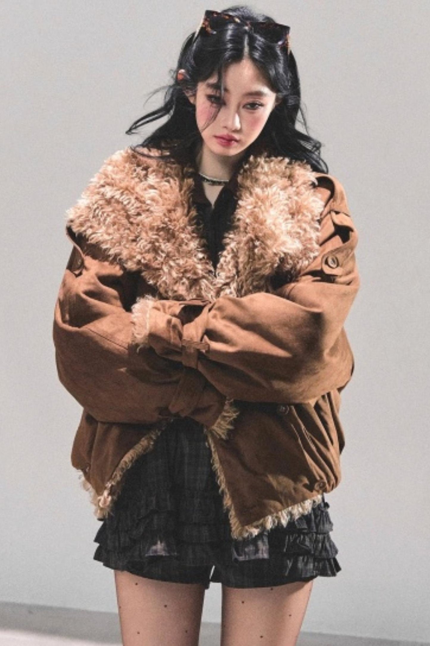 Sunset Trajectory Plaid Dress Set