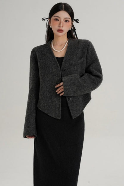 Double-Sided Woolen Coat