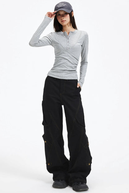Versatile Casual Wide-Leg Pants