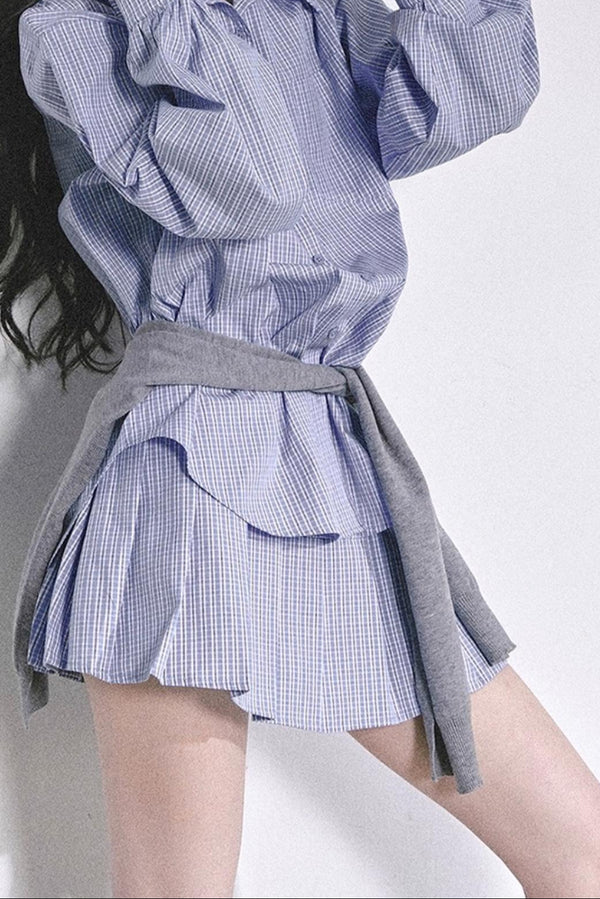 Autumn Plaid Suit Set-Up