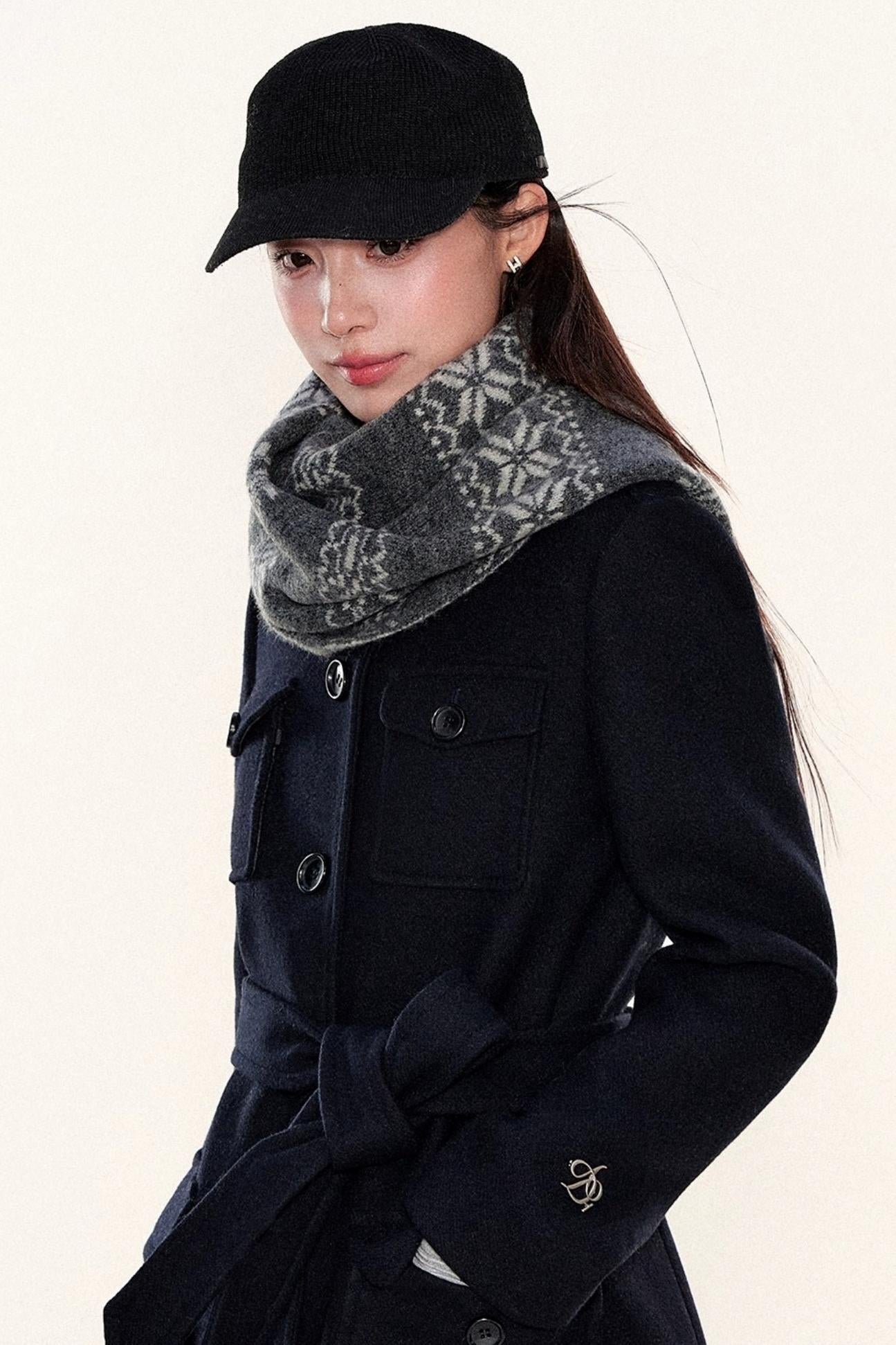 Fair Isle Jacquard Shawl