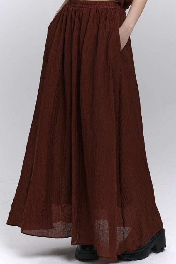 Chic Pink Skirt Top Set-Up