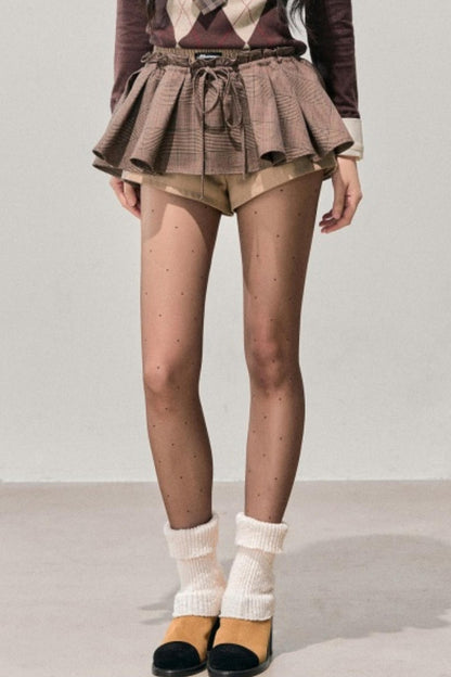 Plaid Annie Waltz Skirt