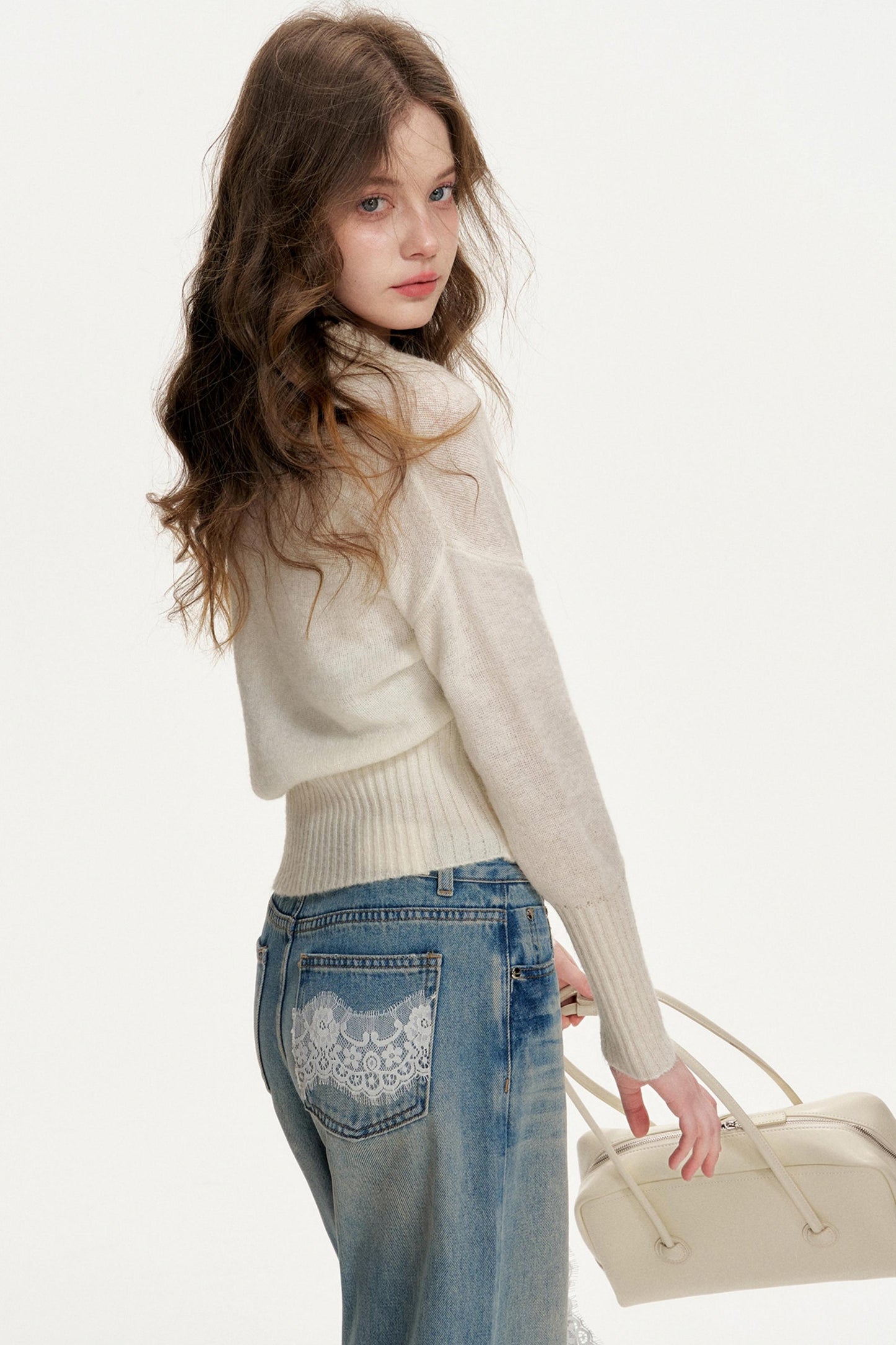 Romantic Encounter Wool Knit Sweater