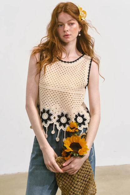 Crochet Tassel Tank Top